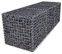 gabion drawing filled with rocks